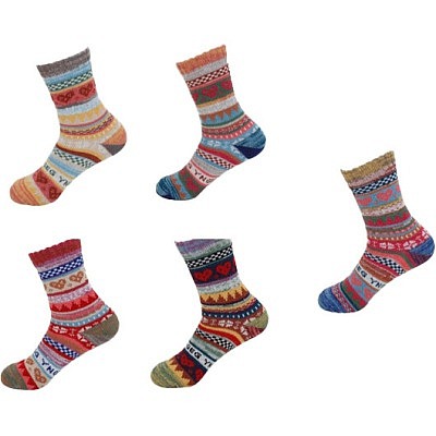 Kids Wollsocken 'Bunt' - im 3er Pack