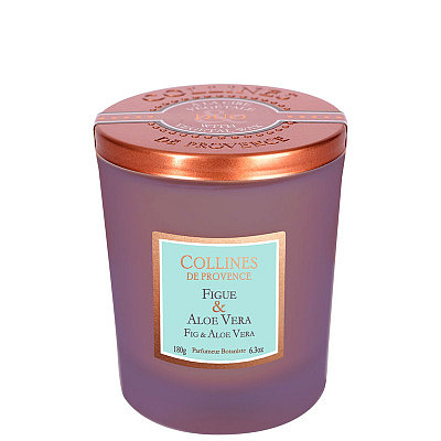 Bougie parfumé 180g   |  'FIG & ALOE VERA'