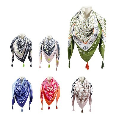 Foulard triangulaire printemps/été "Fashion Mix"