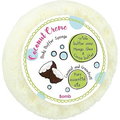 Coconut Cream Body Buffer Shower Sponge