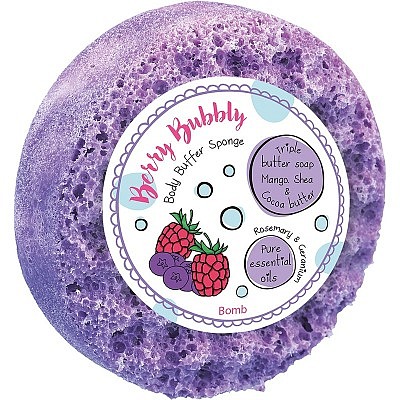 Berry Bubble Body Buffer Shower Sponge