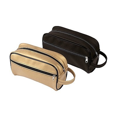 Necessaire / schwarz & gold