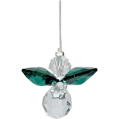 Crystal Engel klein Smaragd