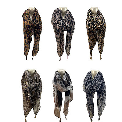Sommer-/Herbstschal Damen Schal "Leo Print'