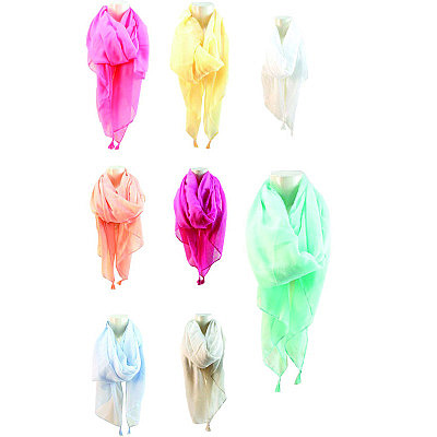 Sommer Damen Schal "Collection Fransen'