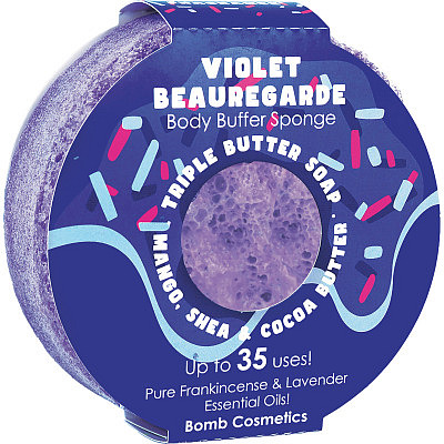 Violet Beauregrade Body Buffer Shower Sponge   