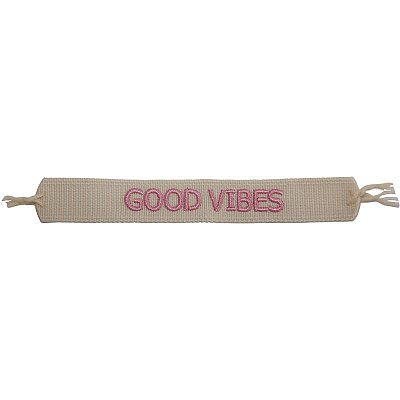 'Good vibes beige' Bracelet en tricot