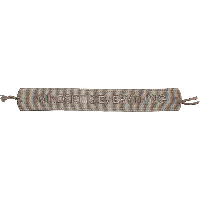 'Mindset is everything' Bracelet en tricot