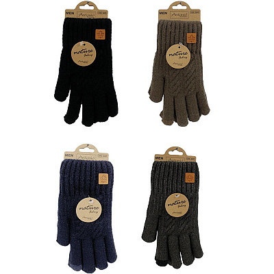 Finger Herren-Handschuhe "uni'