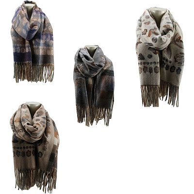 Winter Damen Schal "Fransen"