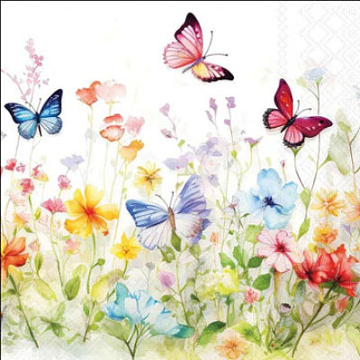 serviette de table "Papillon"