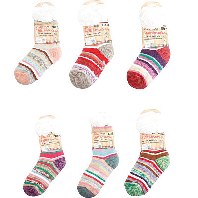 Hüttensocken Kids 'Bunte Streifen'
